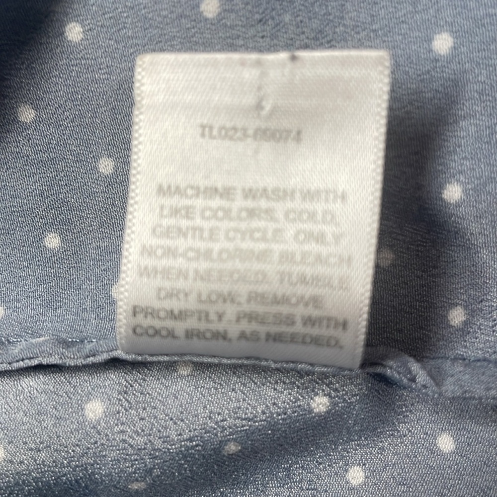 Pendleton Button-Down Shirt Blouse Polkadots Long… - image 8